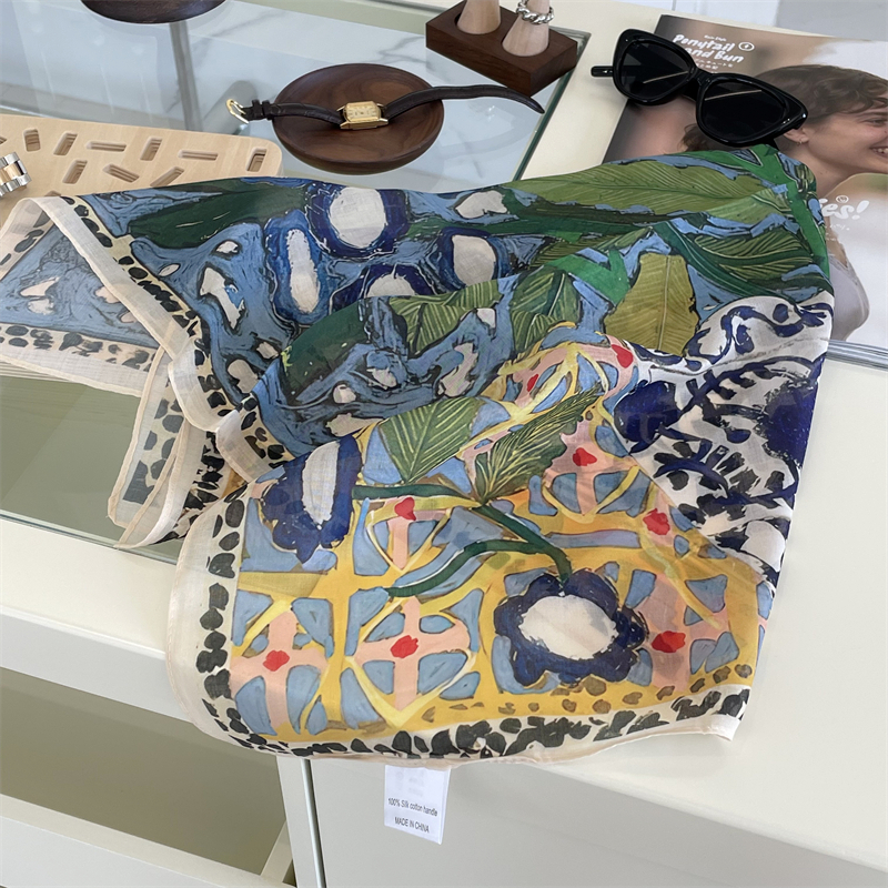 春夏秋丝巾方巾领巾围巾女士韩版