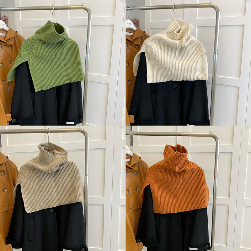 高领套头围脖冬季新款外搭开叉围巾纯色韩系保暖脖套针织披肩女士,服饰配件/皮带/帽子/围巾,围巾/丝巾/披肩,淘宝优惠券,粉丝福利购,淘宝优惠卷