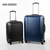 日本ANA全日空纯PC20寸登机箱24寸行李箱hinomoto刹车轮YKK拉链男