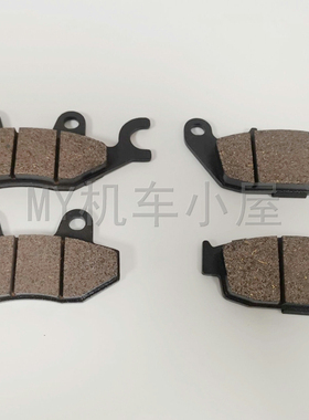 适用轻骑铃木极客飒GSX150F/N摩托车GIXXR155刹车片前后碟刹片皮