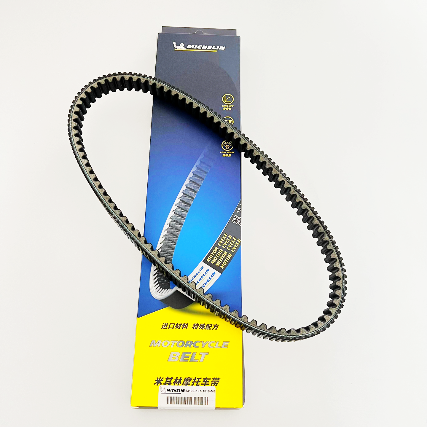 适用米其林双面齿皮带适用钱江QJ150T-23E 鸿150ADV驱动传动皮带