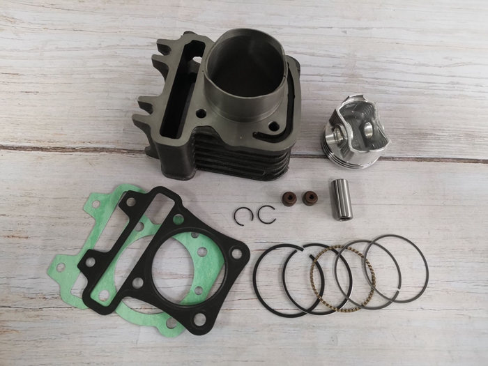 适用比亚乔BYQ100T-3-2卡玛快乐淑女FLY银帅缸体套缸活塞环缸垫