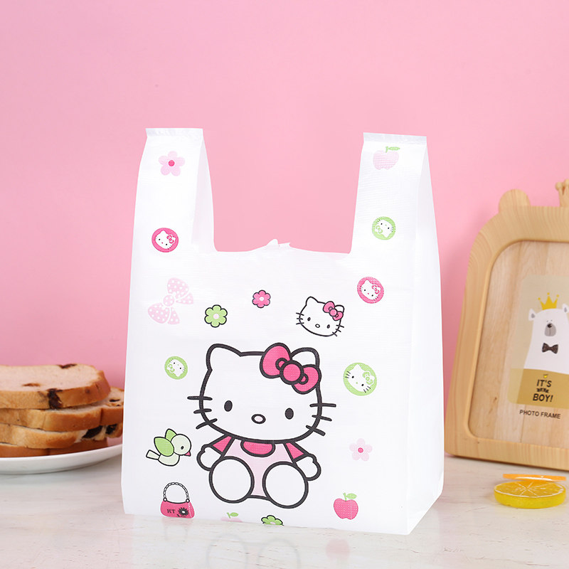 卡通塑料袋加厚手提袋超市购物袋食品外卖袋烘焙打包袋背心袋批发,包装,塑料购物袋,淘宝优惠券,粉丝福利购,淘宝优惠卷