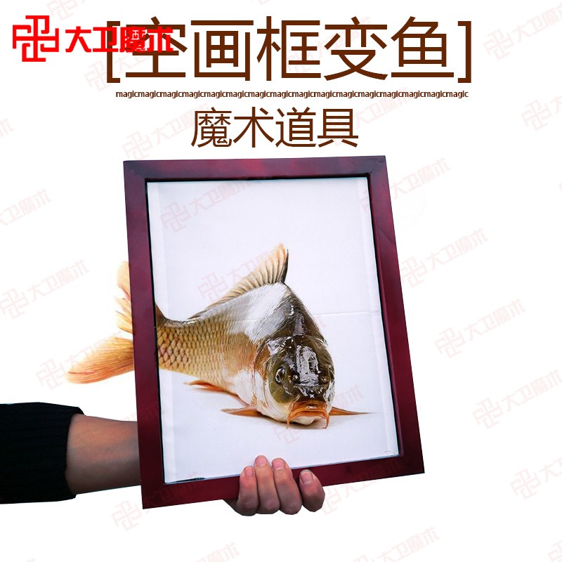 空框画板熊猫变鸽子花球魔术道具
