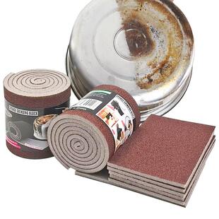 海绵块打磨不锈钢锅具厨具除锈去污洗锅刷锅厨房海棉砂纸砂块加厚