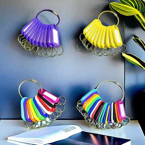 收纳锁匙标识标记姓名贴钥匙圈