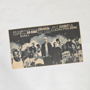 Cube冰块50 Dr.Dre cent 2pac 说唱歌手海报大合集阿姆Ice