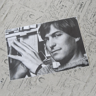 乔布斯海报Steve Jobs白牛皮纸苹果教父宿舍装饰贴图来图定制