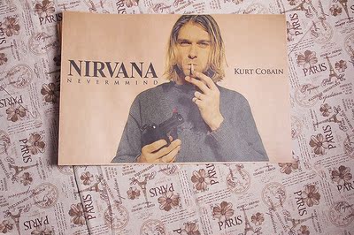 海报定制NIRVANA海报涅槃乐队kurt cobain海报欧美摇滚乐队装饰画