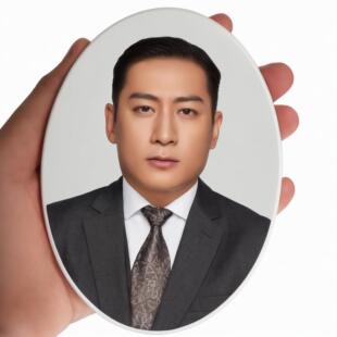 瓷像墓碑瓷相片不褪色瓷像片进口骨瓷材质烤瓷照片定做制作4寸5寸
