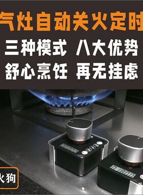 看火狗燃气灶自动关火防干烧定时器忘记关火3模式4款式-适老改造
