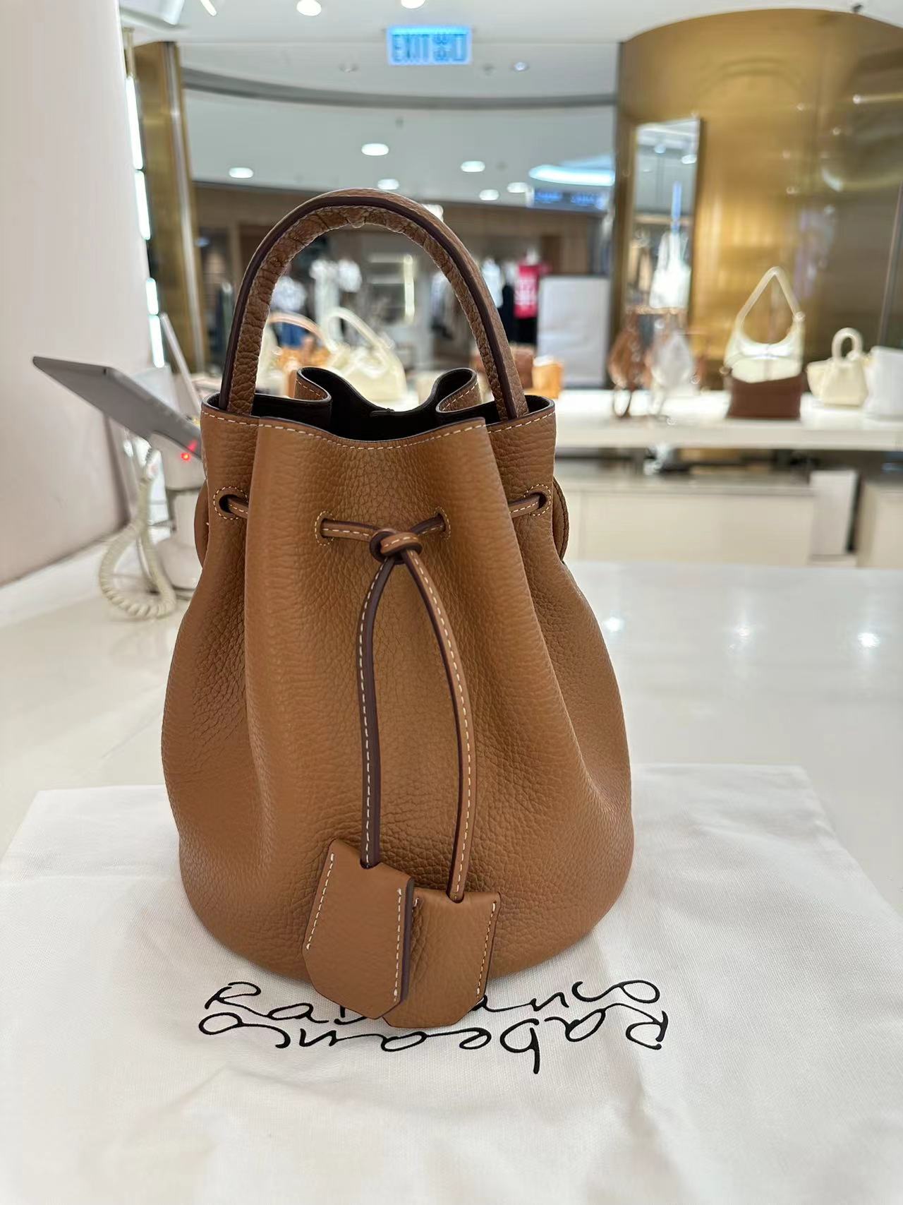 *香港专柜购* RABEANCO单肩斜挎包88510迷你款水桶包