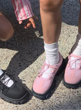 韩国代购 att String maryjane sneakers 绑带  玛丽珍 厚底单鞋