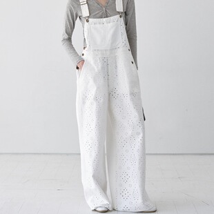 seo 背带裤 EYELET 镂空蕾丝 LACE 韩国代购