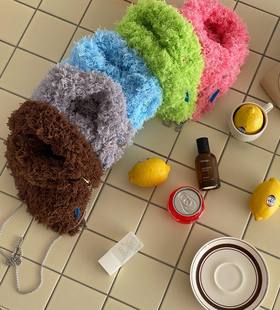 韩国代购 COSYOI NICO FLUFFY BAG 毛绒 手提/斜挎包