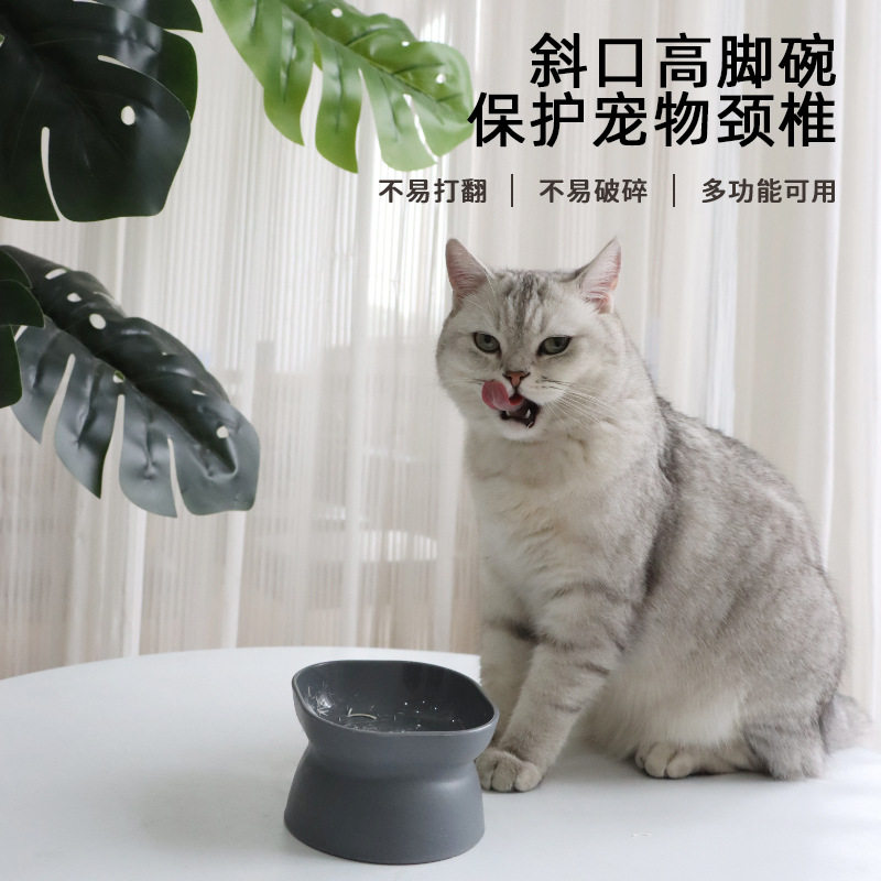 大脸猫吃饭不卡脸护颈猫狗宠物碗