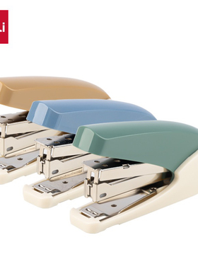 得力0230-T省力订书机套装(混色)(1台订书机+1盒钉)