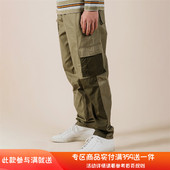 log撞色拼接超棒质感 宽松休闲裤 工装 美国潮牌publish 裤 ins超火