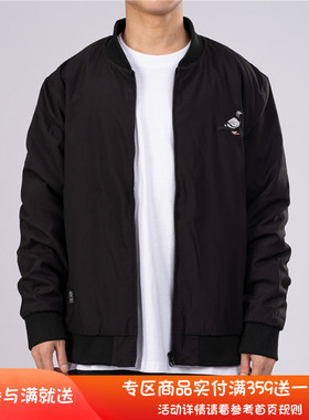纽约潮牌staple pigeon飞行夹克 基础经典款刺绣logo薄款棉服外套