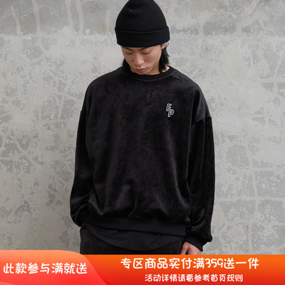 洛杉矶fairplay圆领卫衣天鹅绒