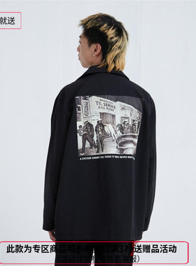 纽约潮牌Profound Foundation支线 历史照片 宽松教练夹克外套