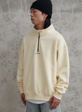 【清仓特价】XMXX联名Fairplay背后logo高街宽松休闲高领拉链卫衣