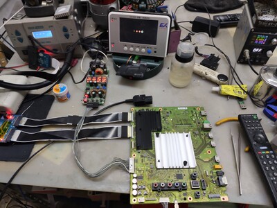 原装拆机索尼KD-75X8566E主板1-982-022-21配屏S750QF58V7