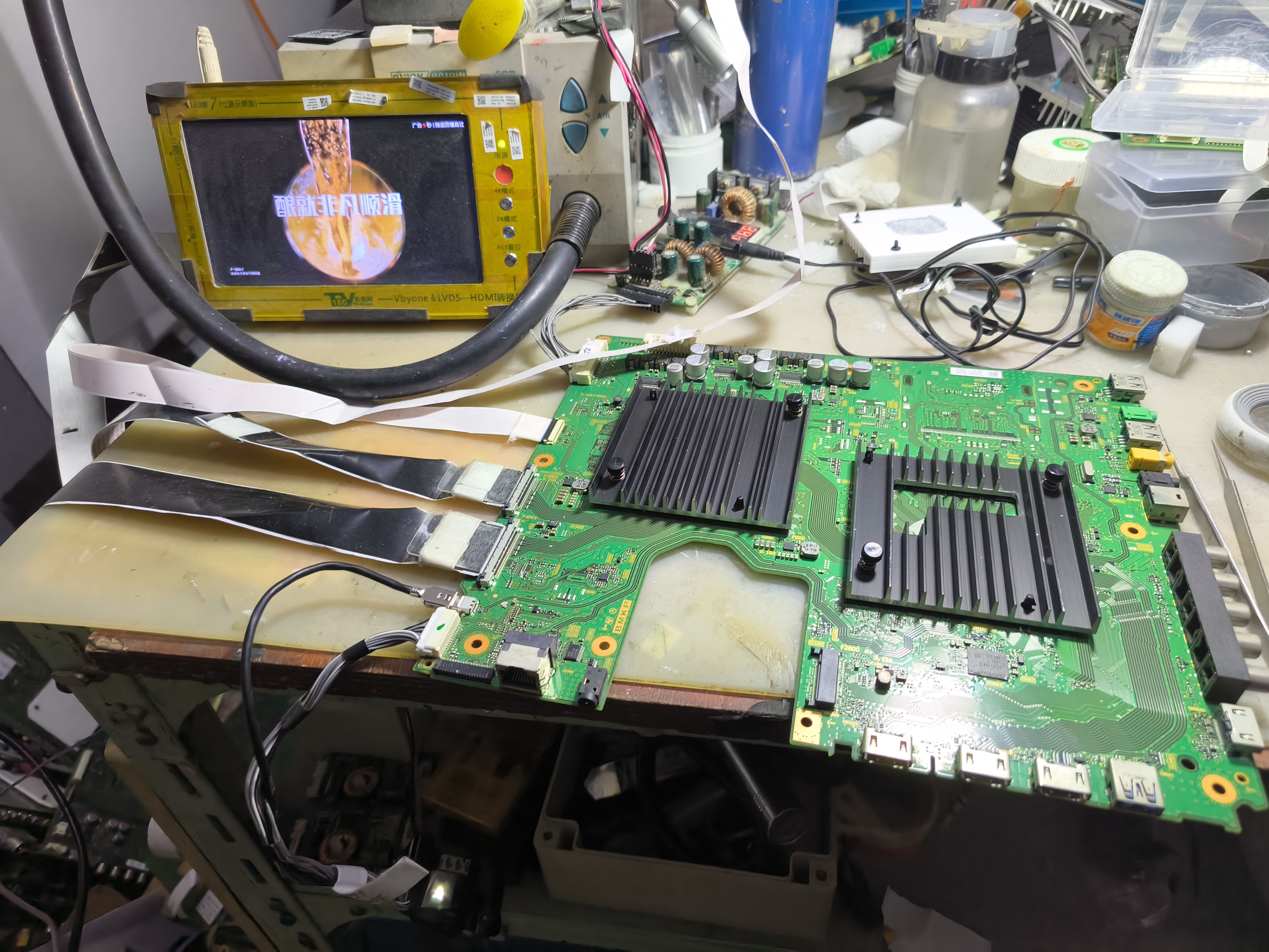 原装主板！索尼液晶 KD-75X9400E主板1-982-021-11 现货测试好