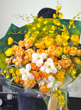 混搭花束武汉同城鲜花