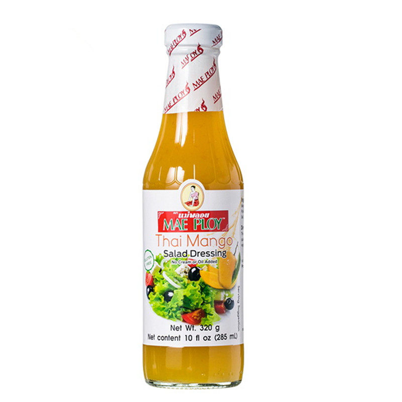 泰国mae ploy沙拉汁泰式芒果风味沙拉酱320g/瓶水果蔬菜脱脂沙拉