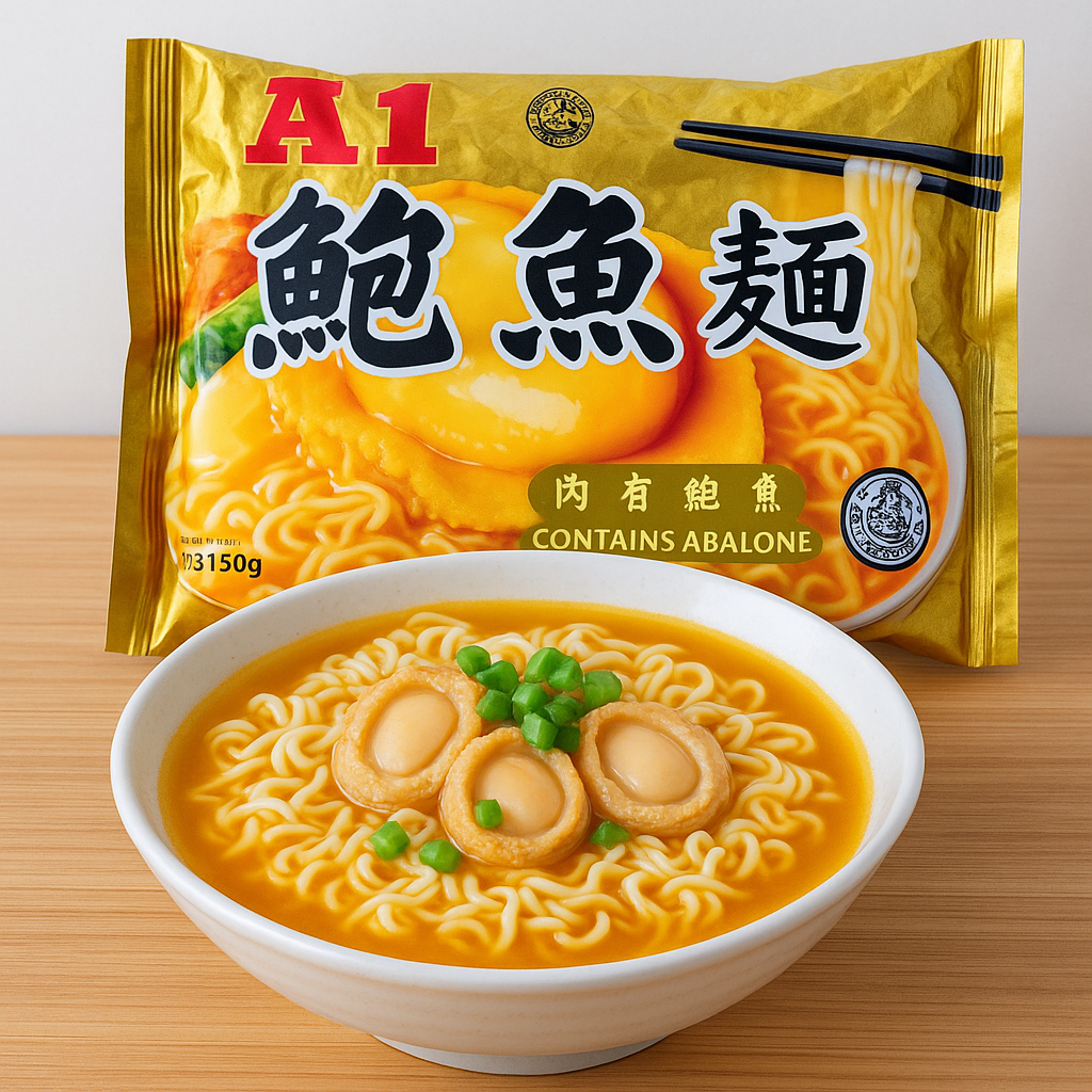 A1上汤鲍鱼面方便面150克/袋