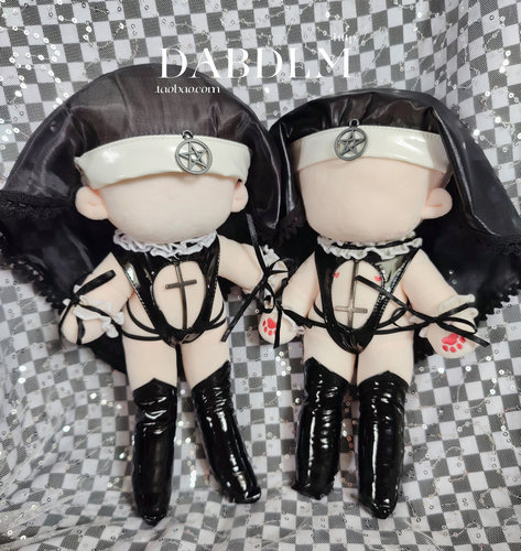 delamer皮衣棉花娃娃