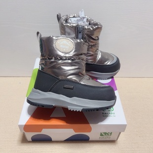 外贸出口儿童男女童雪地靴22 30防水 27轻便防滑保暖加毛加厚羊毛