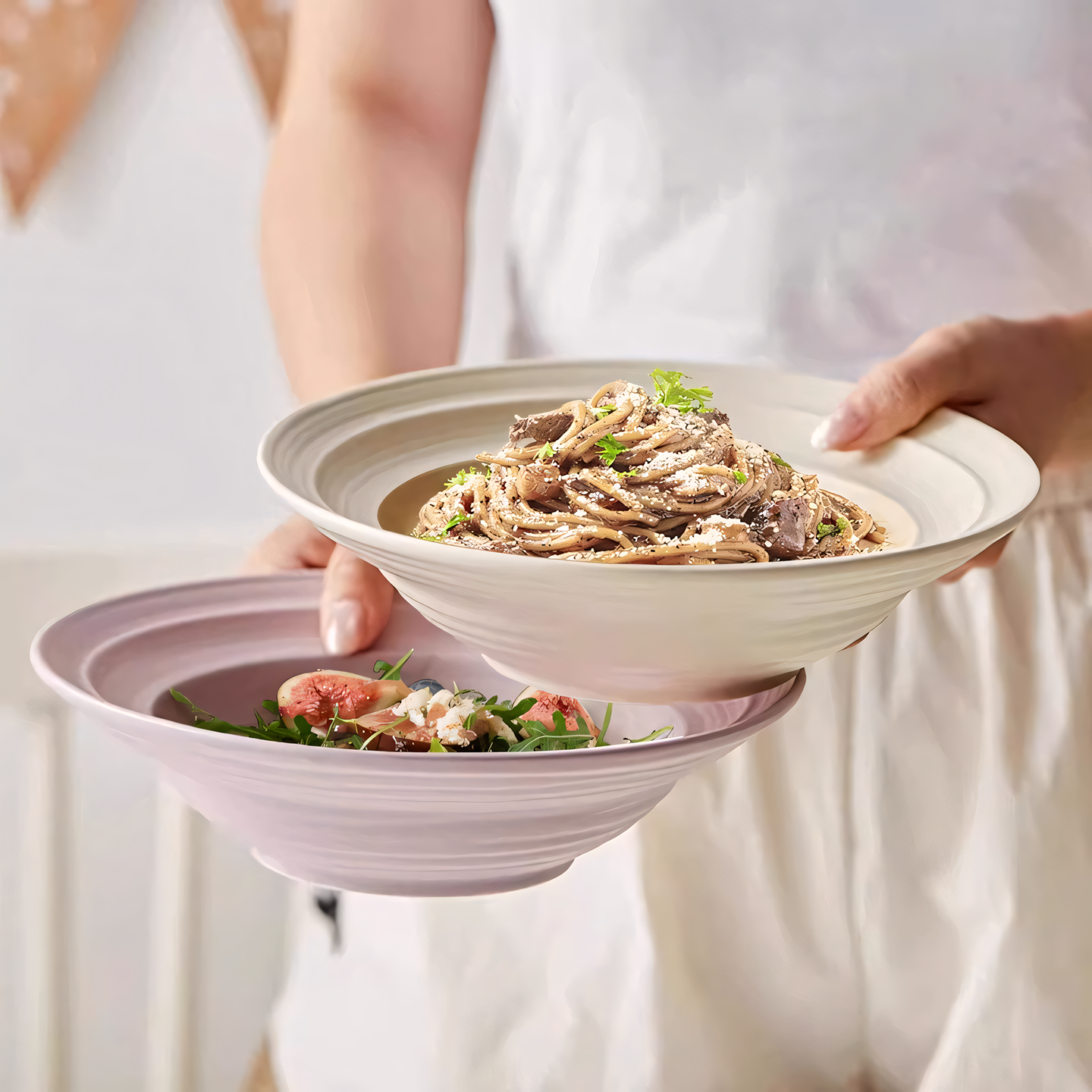 釉下彩菜盘家用2025新款餐具高颜值陶瓷盘子鱼盘深盘意面牛排盘,餐饮具,盘,淘宝优惠券,粉丝福利购,淘宝优惠卷