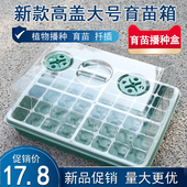 家庭园艺育苗箱 室内绿植盆栽育苗播种盒大号48孔24孔扦插盆 穴盘