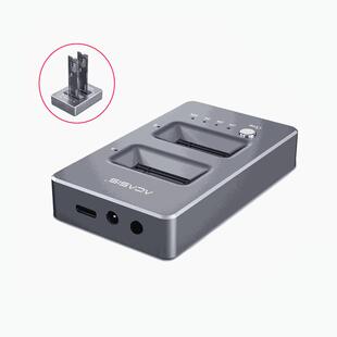 阿卡西斯M.2硬盘盒nvme转USB3.1gen2pec双盘脱机便携SSD对拷底座