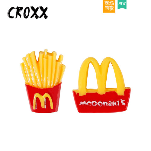 CROXX 洞洞鞋配饰薯条金拱门鞋扣鞋花卡扣diy配件适配Cross/Crocs