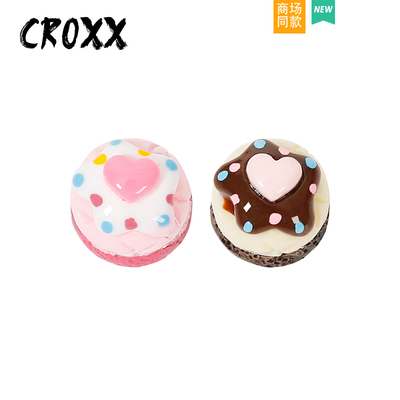 CROXX 爱心蛋糕洞洞鞋配饰仿真食玩鞋扣鞋花 适配Cross/Crocs