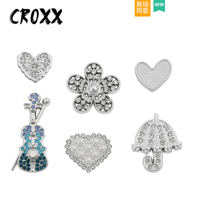CROXX洞洞鞋配饰仿金属小雨伞鞋花鞋扣装饰扣卡扣适配crocs/cross