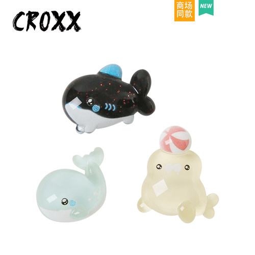 CROXX小海狮洞洞鞋配饰个性卡通潮鞋配饰鞋花鞋扣卡扣适配crocs