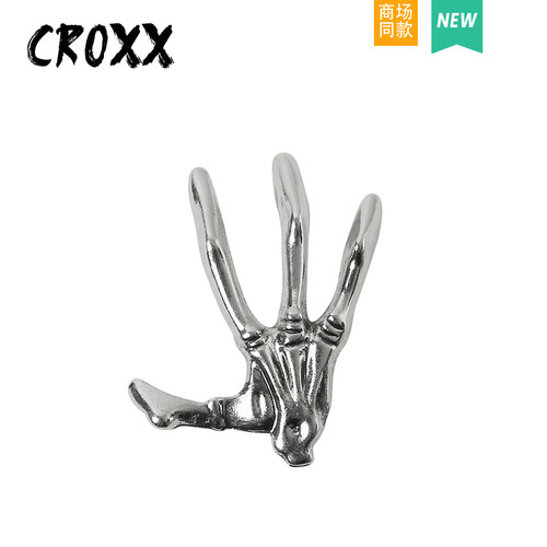 CROXX洞洞鞋配饰“嗜血鬼”鞋花金属鞋装饰扣设计感卡扣适配crocs