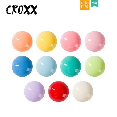 CROXX 洞洞鞋配饰鞋扣配件洞洞鞋鞋花多彩半圆 适配Cross/Crocs