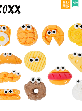 CROXX 大眼奶酪洞洞鞋配饰装饰扣鞋扣鞋花diy配件适配Cross/Crocs