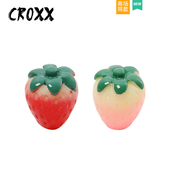 扣装 花鞋 饰扣diy卡扣适配crocs 配饰仿真草莓3D立体鞋 CROXX洞洞鞋