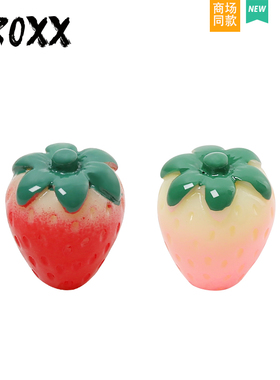CROXX洞洞鞋配饰仿真草莓3D立体鞋花鞋扣装饰扣diy卡扣适配crocs