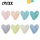 饰扣鞋 CROXX 扣diy装 配饰水波纹星空幻彩闪粉歪桃心鞋 花 洞洞鞋