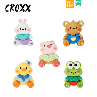 CROXX 卡通公仔洞洞鞋配饰装饰扣鞋花配件diy高级适配Cross/Crocs