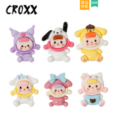 卡通女孩洞洞鞋 扣适配Cross 配饰diy装 花鞋 Crocs 饰扣卡扣鞋 CROXX