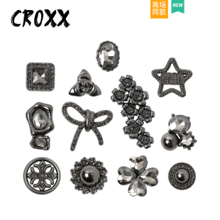 CROXX洞洞鞋配饰金属鞋花复古巴洛克风格高级感鞋扣diy拖鞋装饰扣