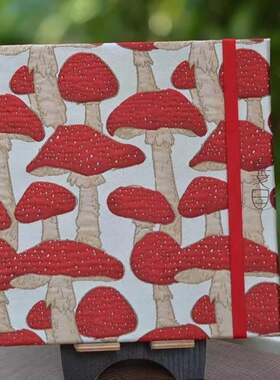 011c【蘑菇】手工随身旅行水彩本手账速写本300g棉浆阿诗宝虹